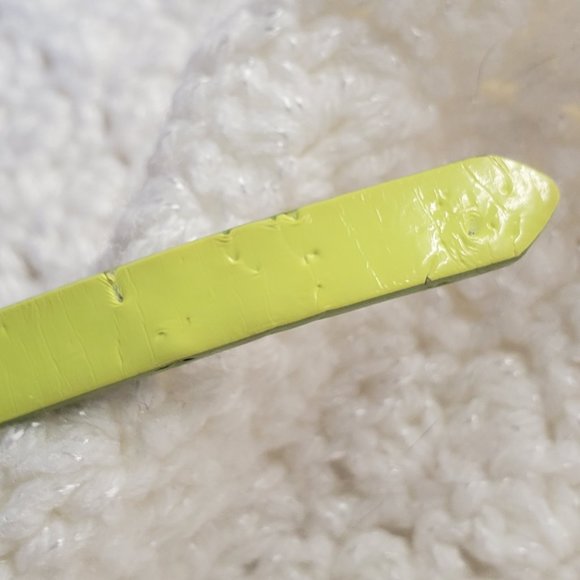 Old Navy Mini Belt: Neon Yellow - Picture 4 of 7